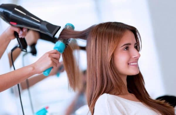 Сушка феном обязательный шаг при кератировании волос