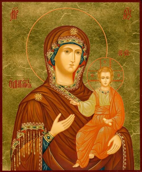 Икона Казанской Божьей Матери Одигитрии