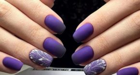 Фиолетовый цвет в осеннем дизайне