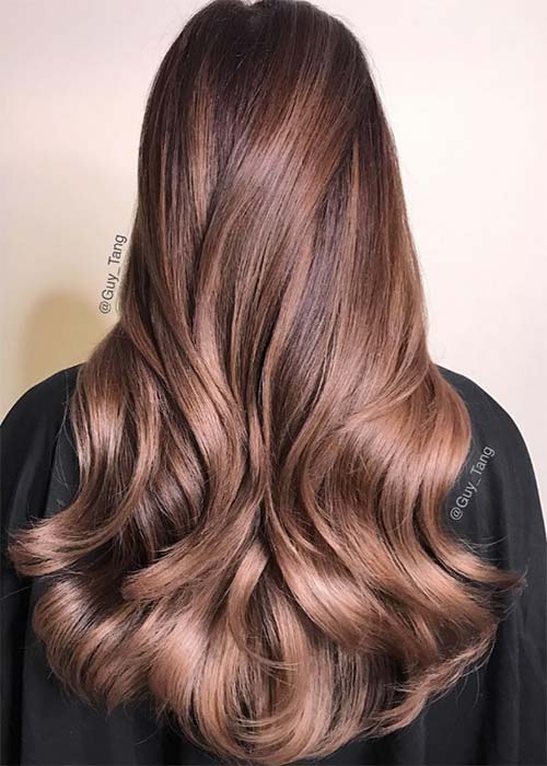 Chocolate Mauve Hair Colors Ideas Hairstyles4 2 - Русый цвет волос: оттенки, фото, краска, как покраситься
