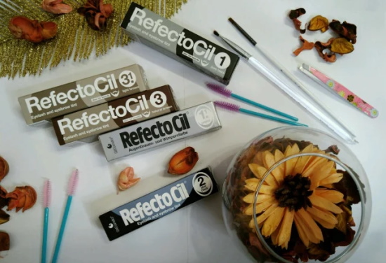 RefectoCil (Рефектоцил) краска для бровей и ресниц. Палитра, оттенки