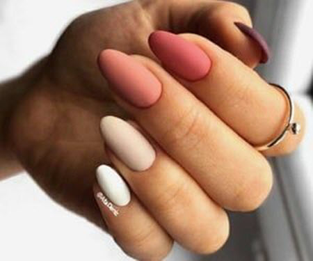 Фото новинки дизайна ногтей на овальные ногти