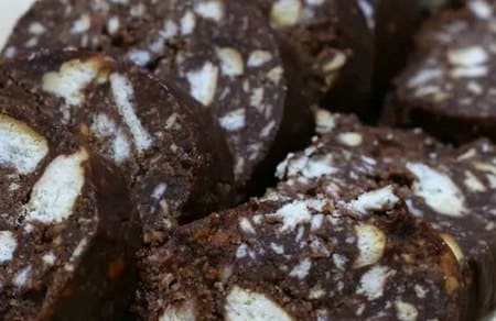 Шоколадная колбаса из печенья и какао — 9 классических рецептов