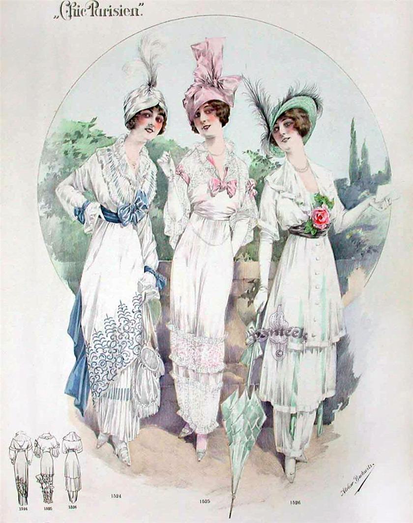 Блуза с длинным рукавом 1890-е